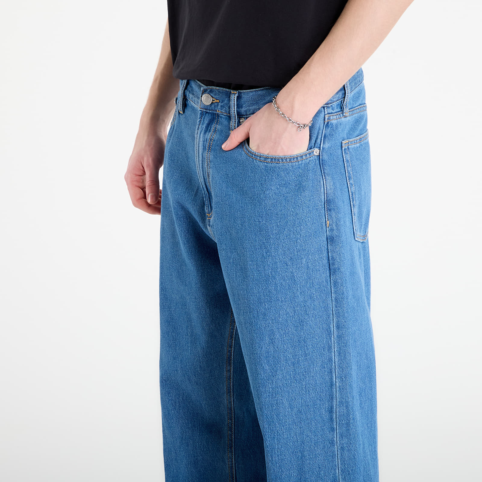 Herren-Jeans OBEY Emerson Denim Salty Blue Stone Wash