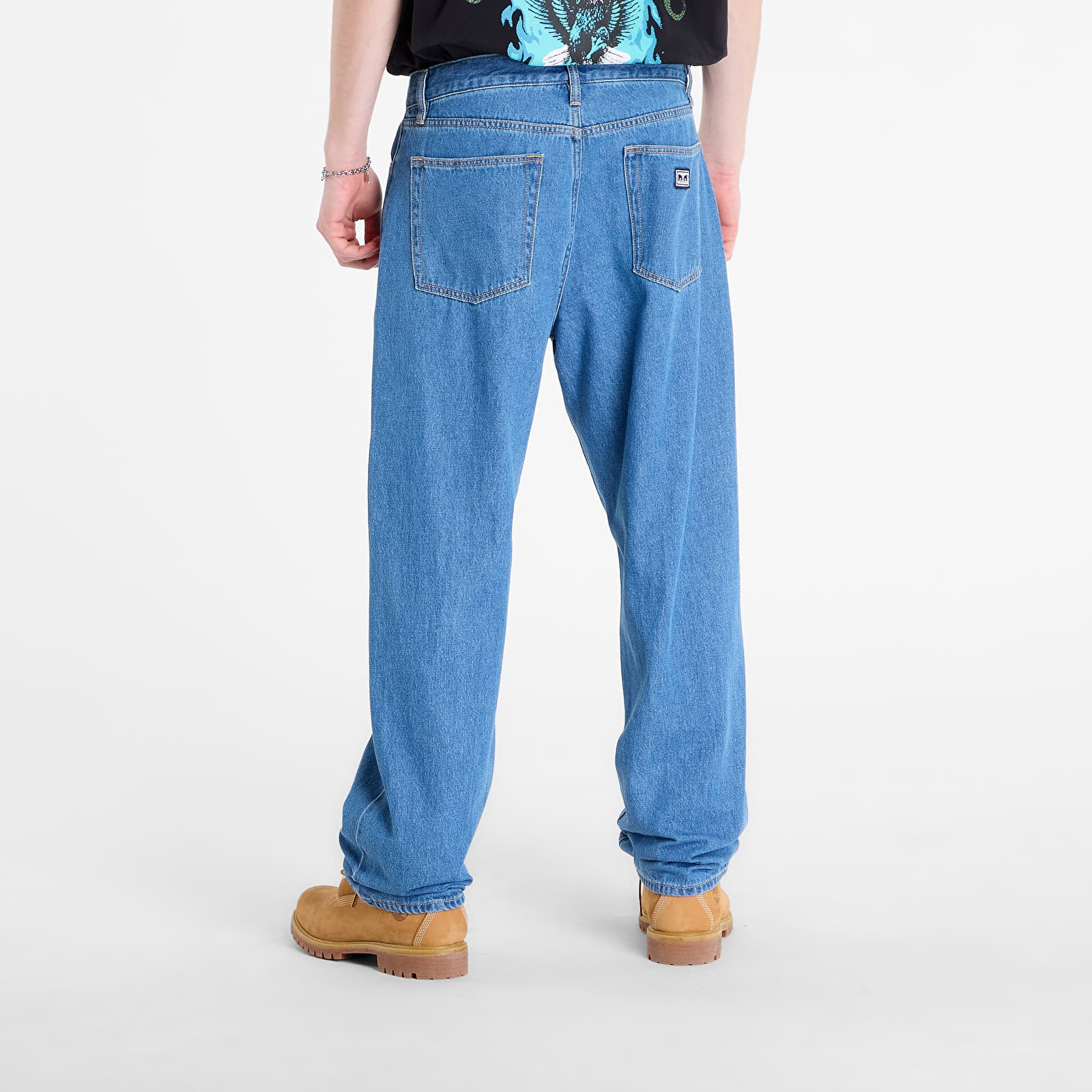 Herren-Jeans OBEY Emerson Denim Salty Blue Stone Wash