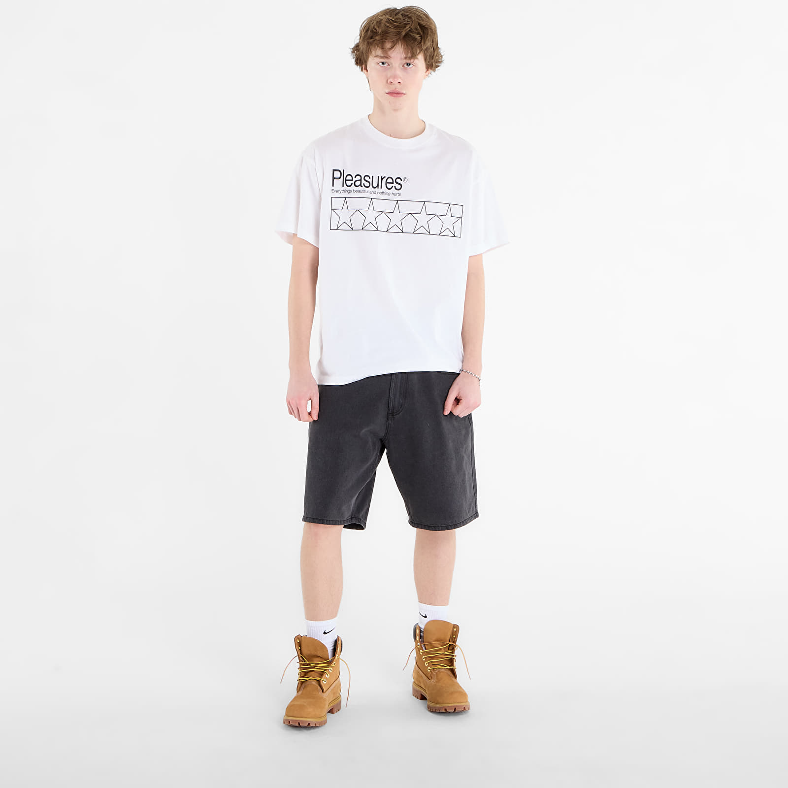 Muške kratke hlače OBEY Emerson Denim Short Washed Black