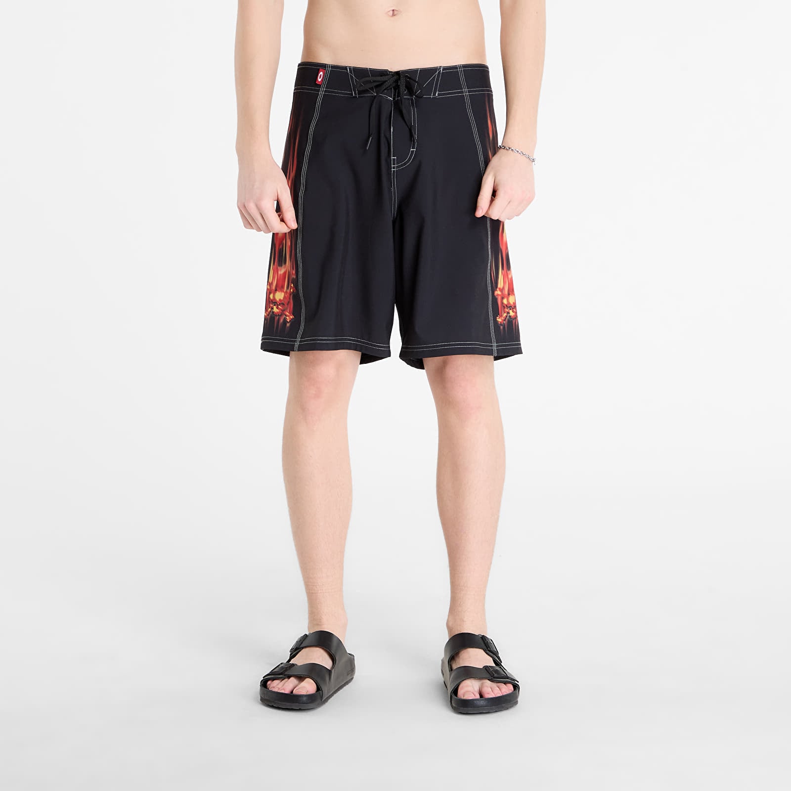 Vyriški maudymosi kostiumėliai Oakley Heritage Flame Boardshort Pitch Black