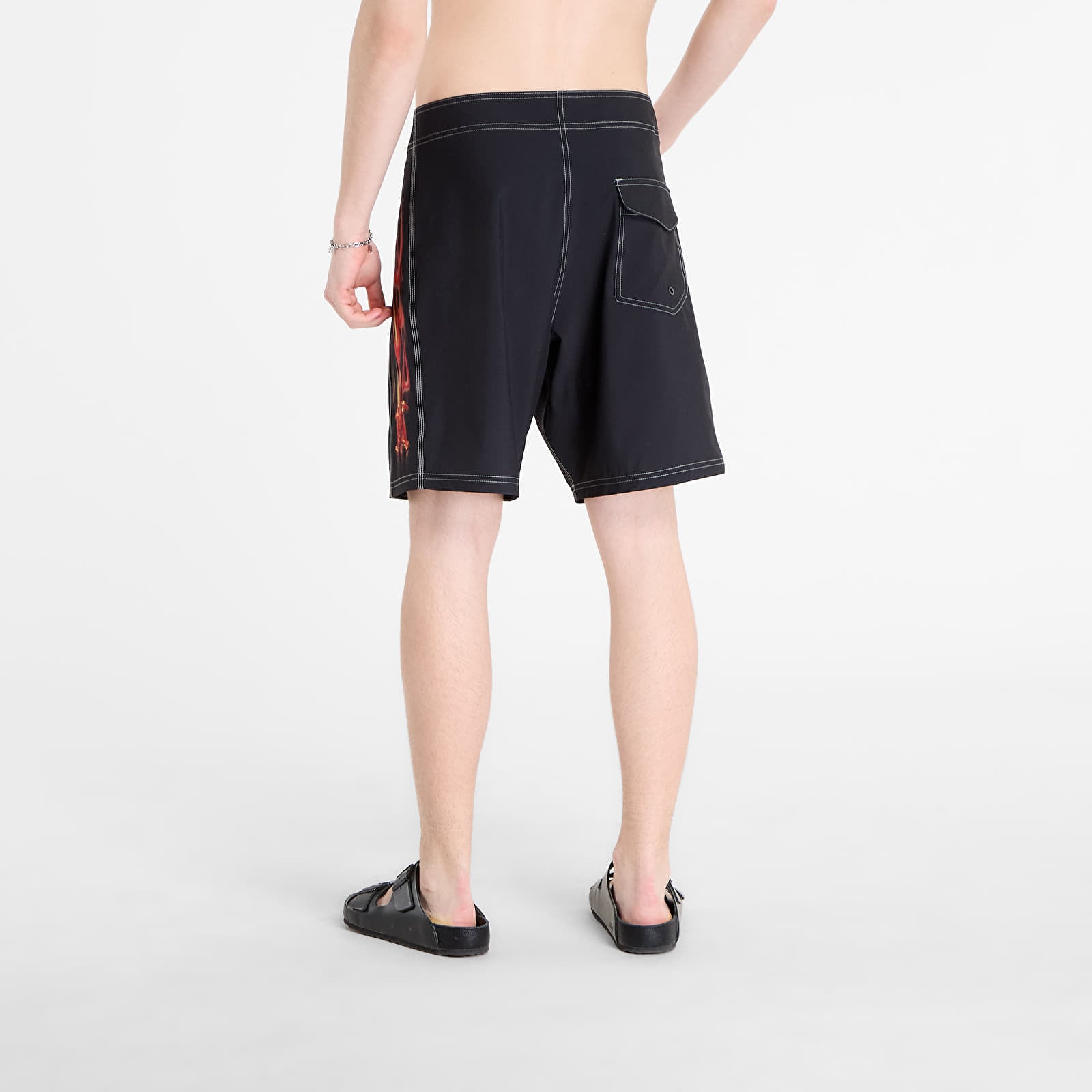 Vyriški maudymosi kostiumėliai Oakley Heritage Flame Boardshort Pitch Black