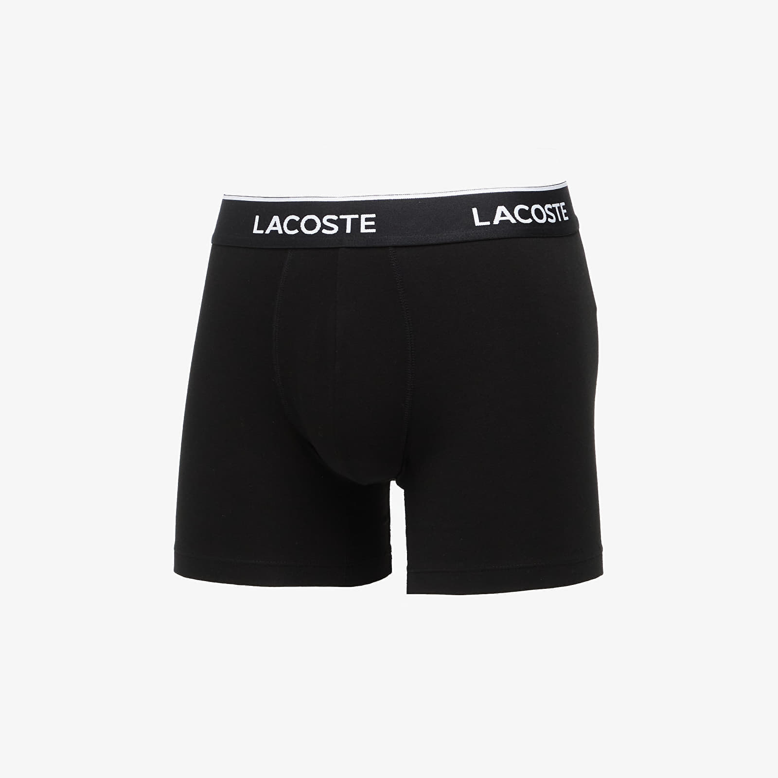 Boxeri LACOSTE 3-Pack Boxer Brief Black L