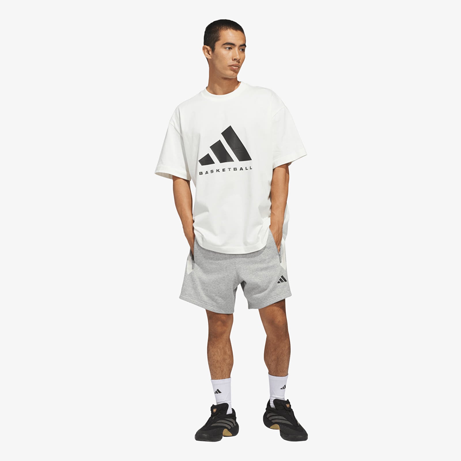 T-shirts homme adidas Adidas Ss Tee Off UNISEX White/ Black