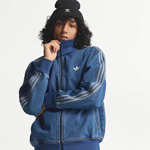Mikina adidas Adicolor Denim Firebird Track Top Medium Vintage Denim