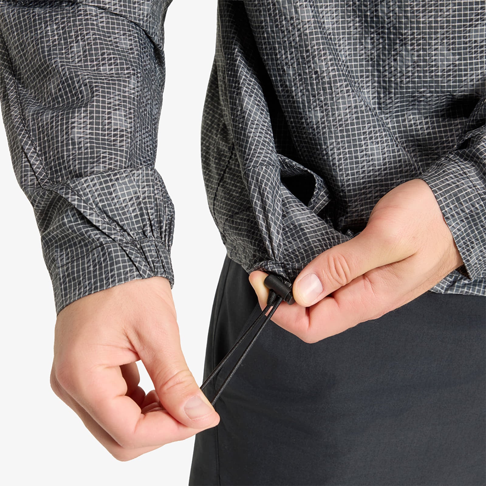 Men's windbreakers adidas Xpl Wind Aop Grey Six/ Carbon/ Black