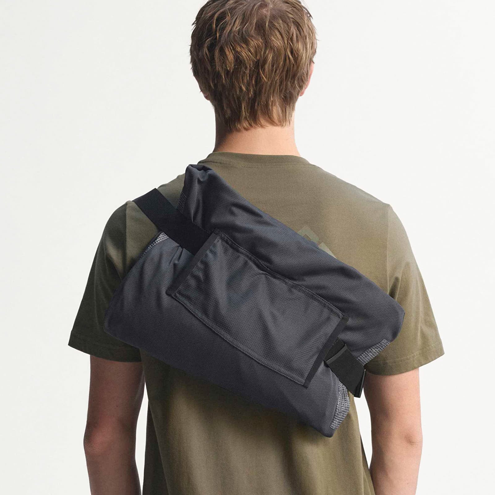 Men's windbreakers adidas Xpl Wind Aop Grey Six/ Carbon/ Black