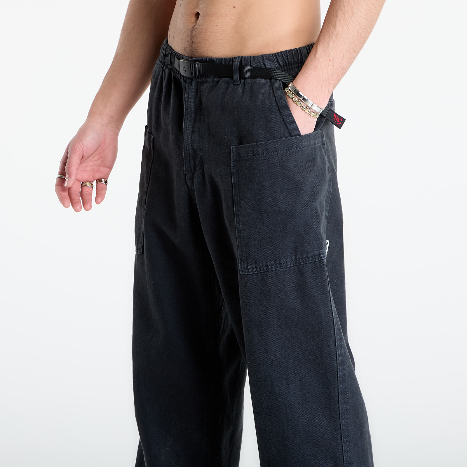 Pantalons homme Gramicci Hemp Relaxed Pant UNISEX Carbon