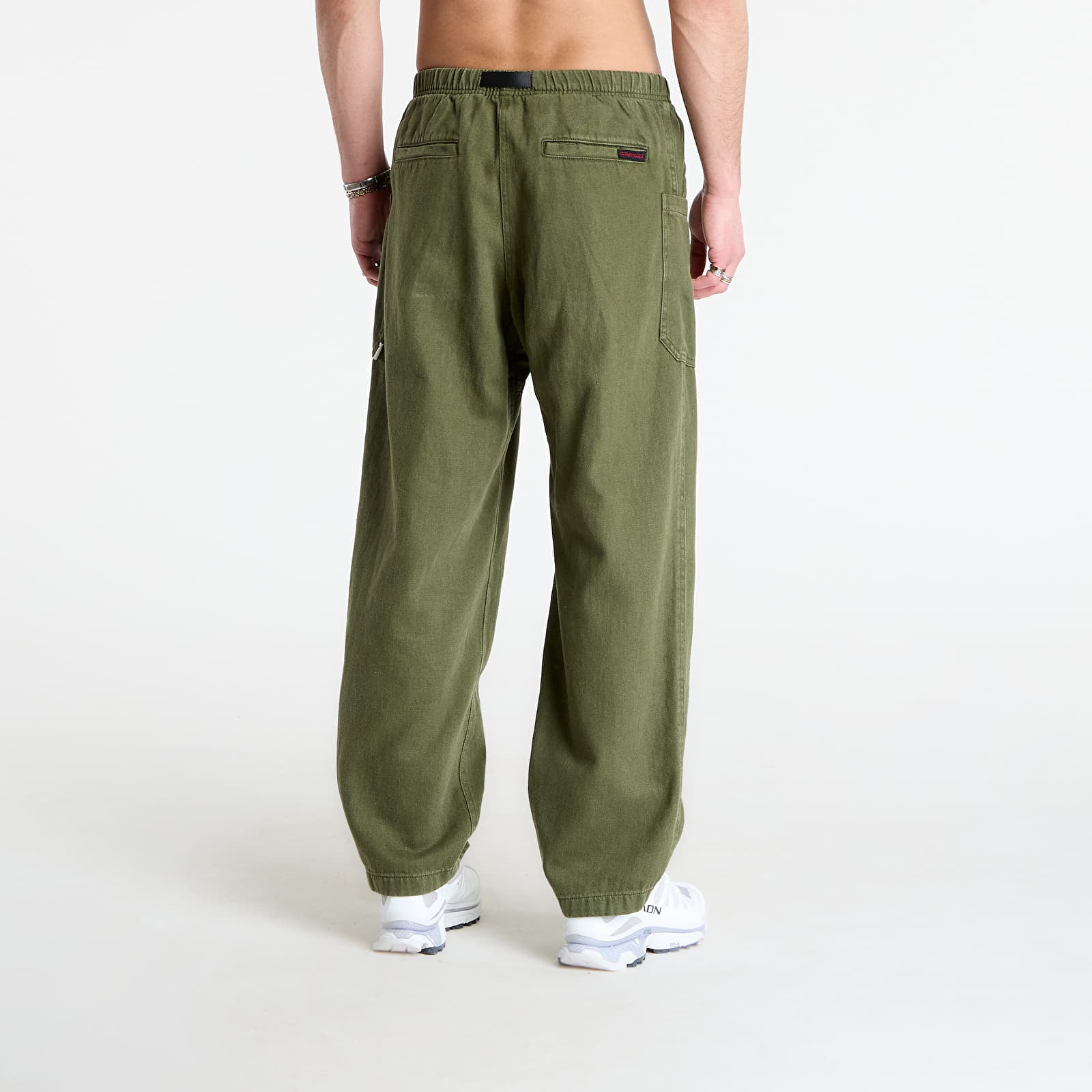 Pantalons homme Gramicci Hemp Relaxed Pant UNISEX Olive
