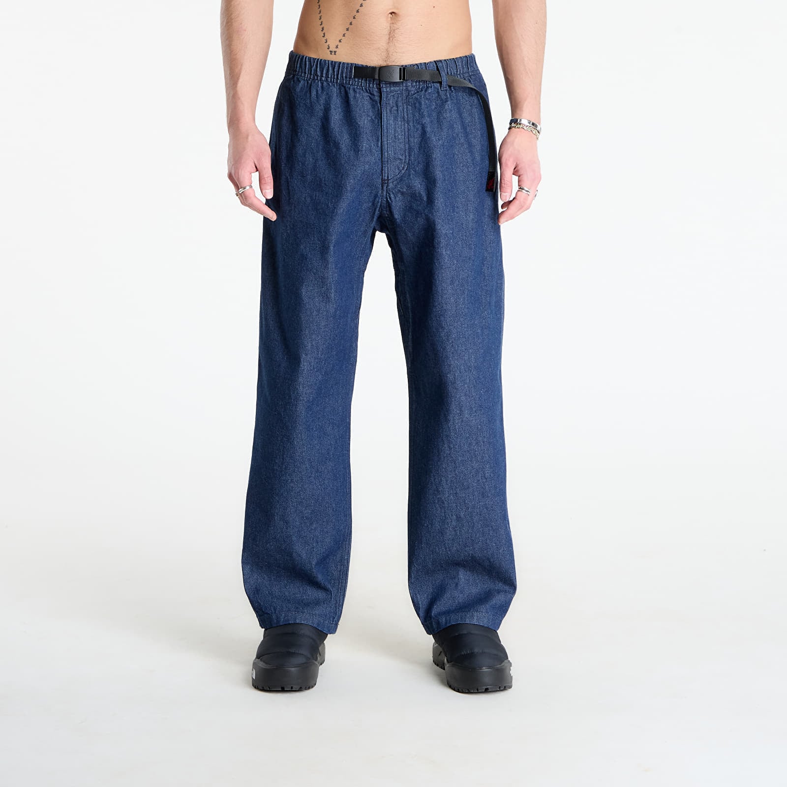 Pants Gramicci Denim Gramicci Pant Straight Fit UNISEX Rinsed Indigo L