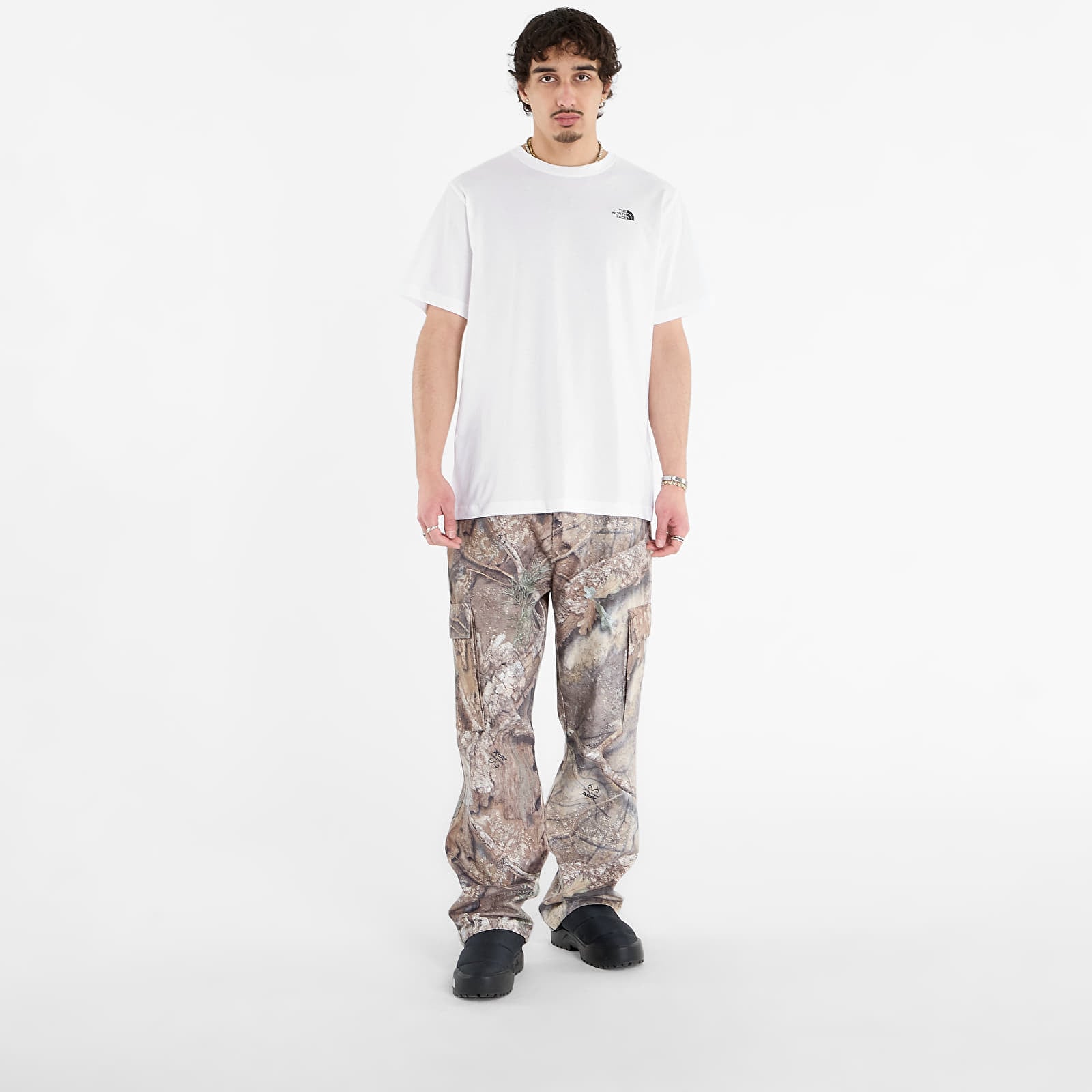 Ανδρικά μπλουζάκια The North Face Evolution Simple Dome Short Sleeve Tee TNF White