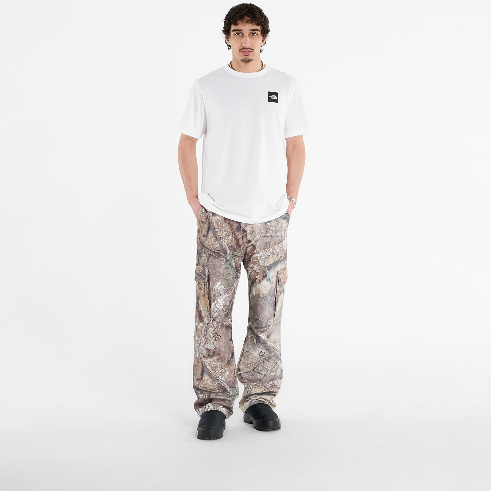 Men's T-shirts The North Face Evolution Box Half Dome Regular Short Sleeve Tee TNF White