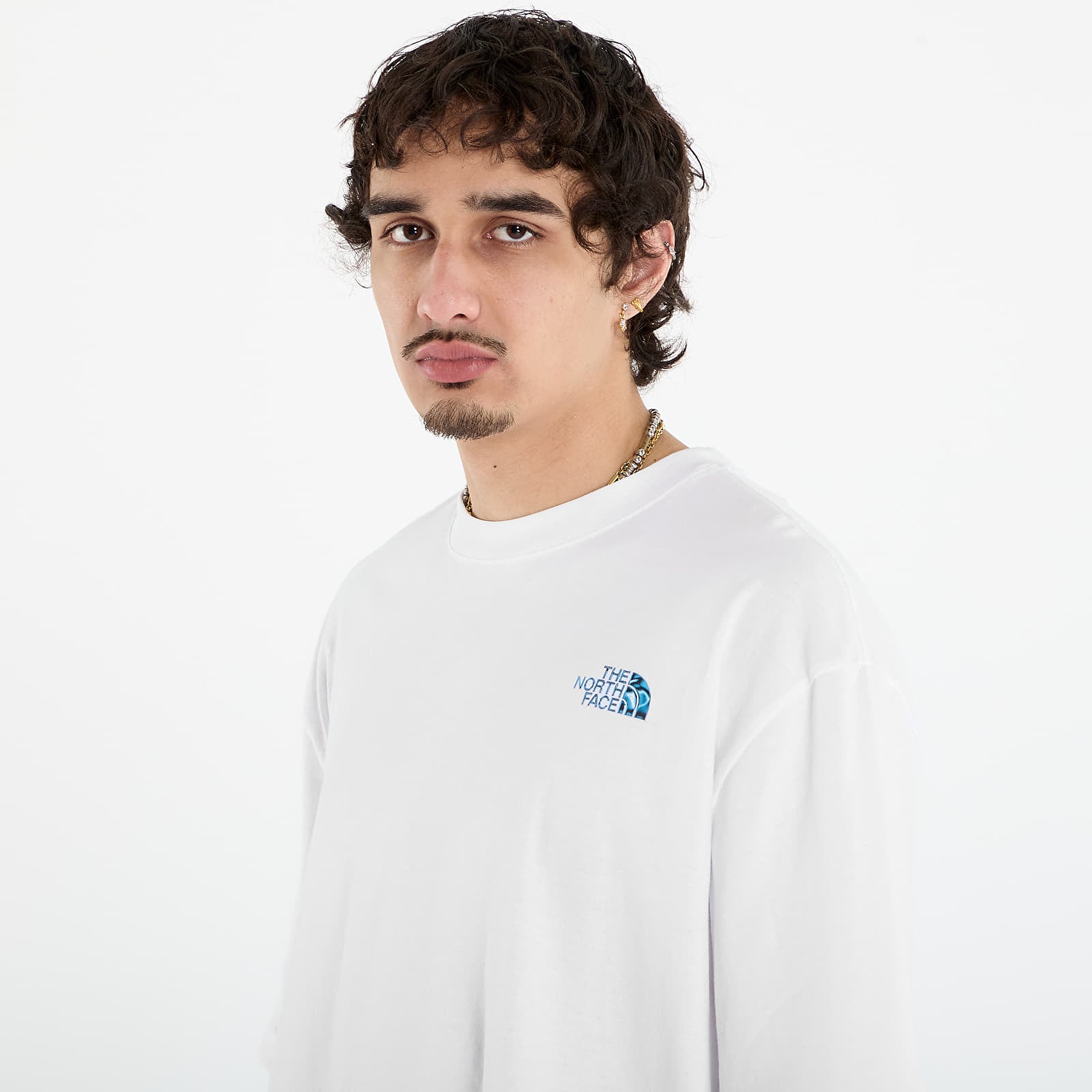 Men's T-shirts The North Face Liquid Box Nse Oversize Short Sleeve Tee-Graphic TNF White