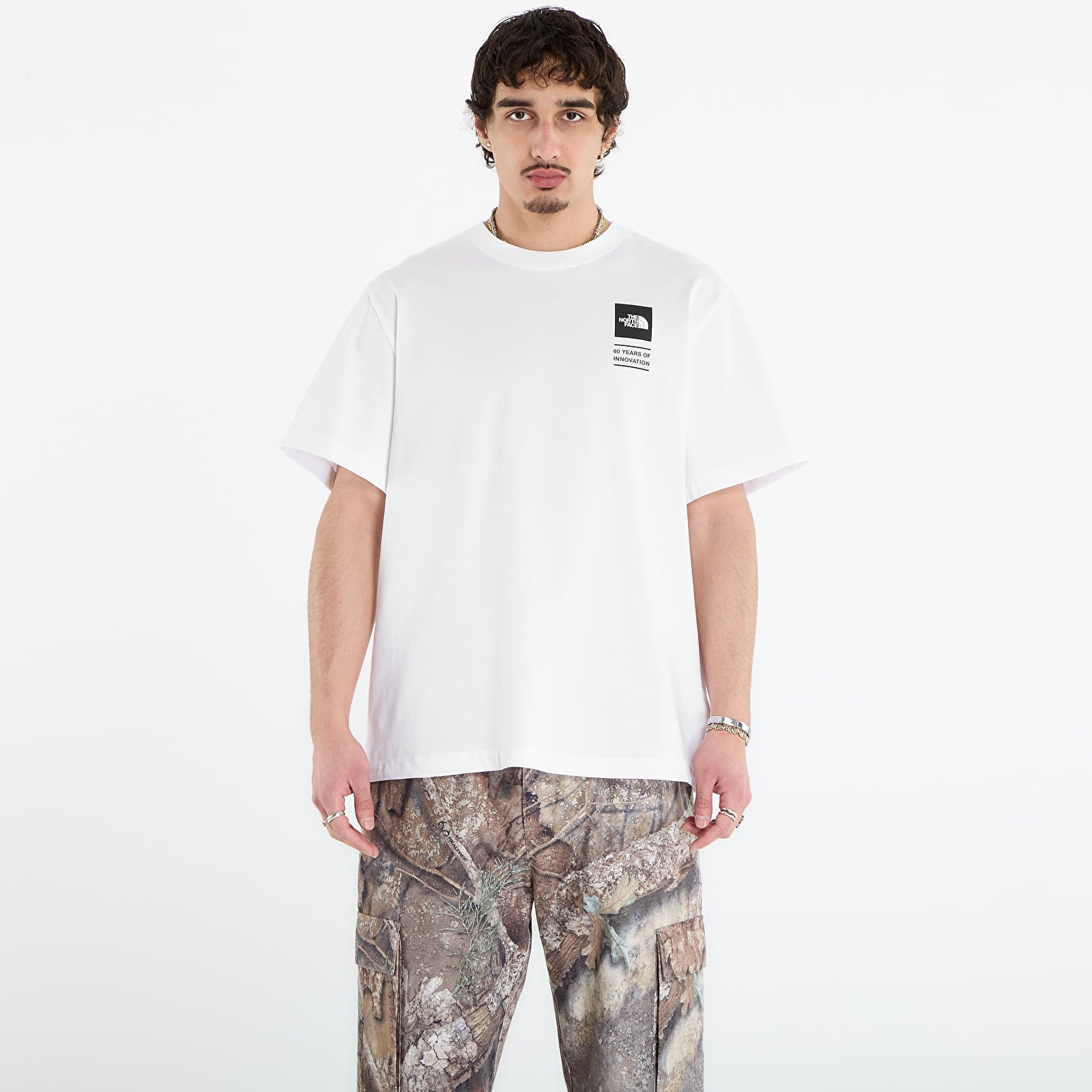 Men's T-shirts The North Face TNF Celebration Relaxed Short Sleeve Tee-Graphic TNF White