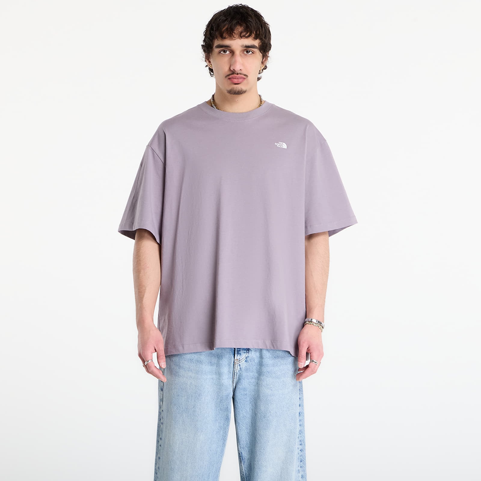 T-shirt The North Face TNF Essential Simple Dome Os Ss Tee Transcendent Grey M