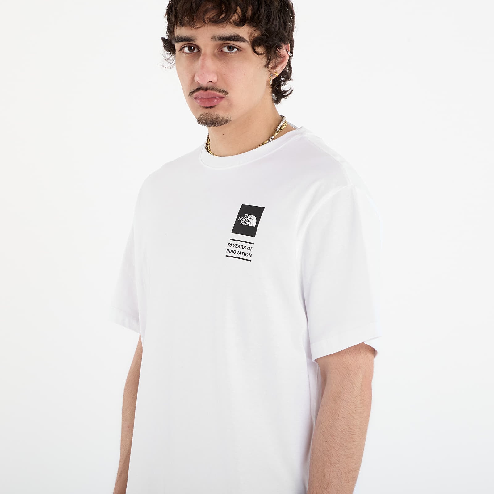 Men's T-shirts The North Face Icon Celebration Regular Short Sleeve Tee-Graphic TNF White