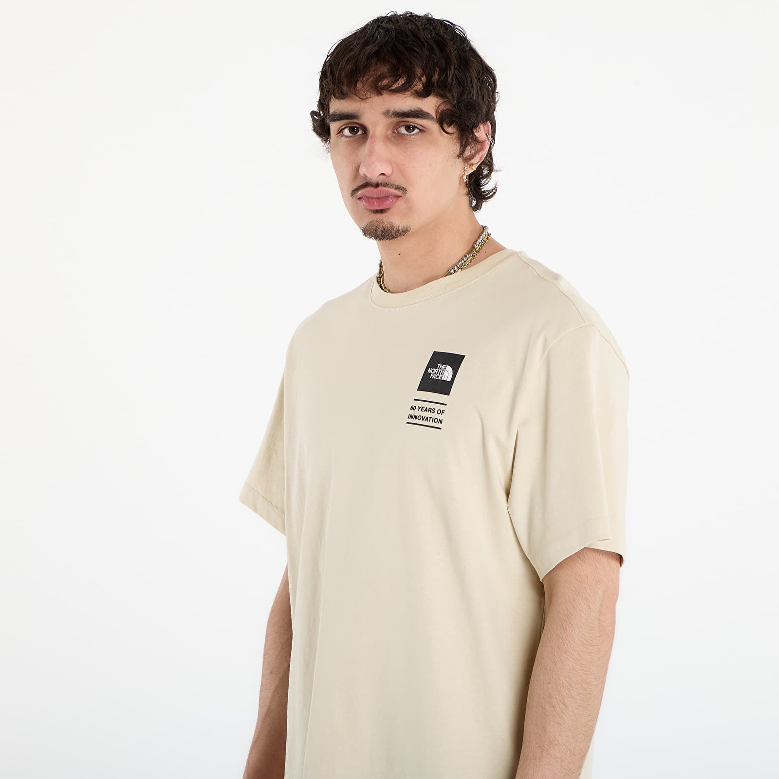 Men's T-shirts The North Face Icon Celebration Regular Short Sleeve Tee-Graphic Desert Stone