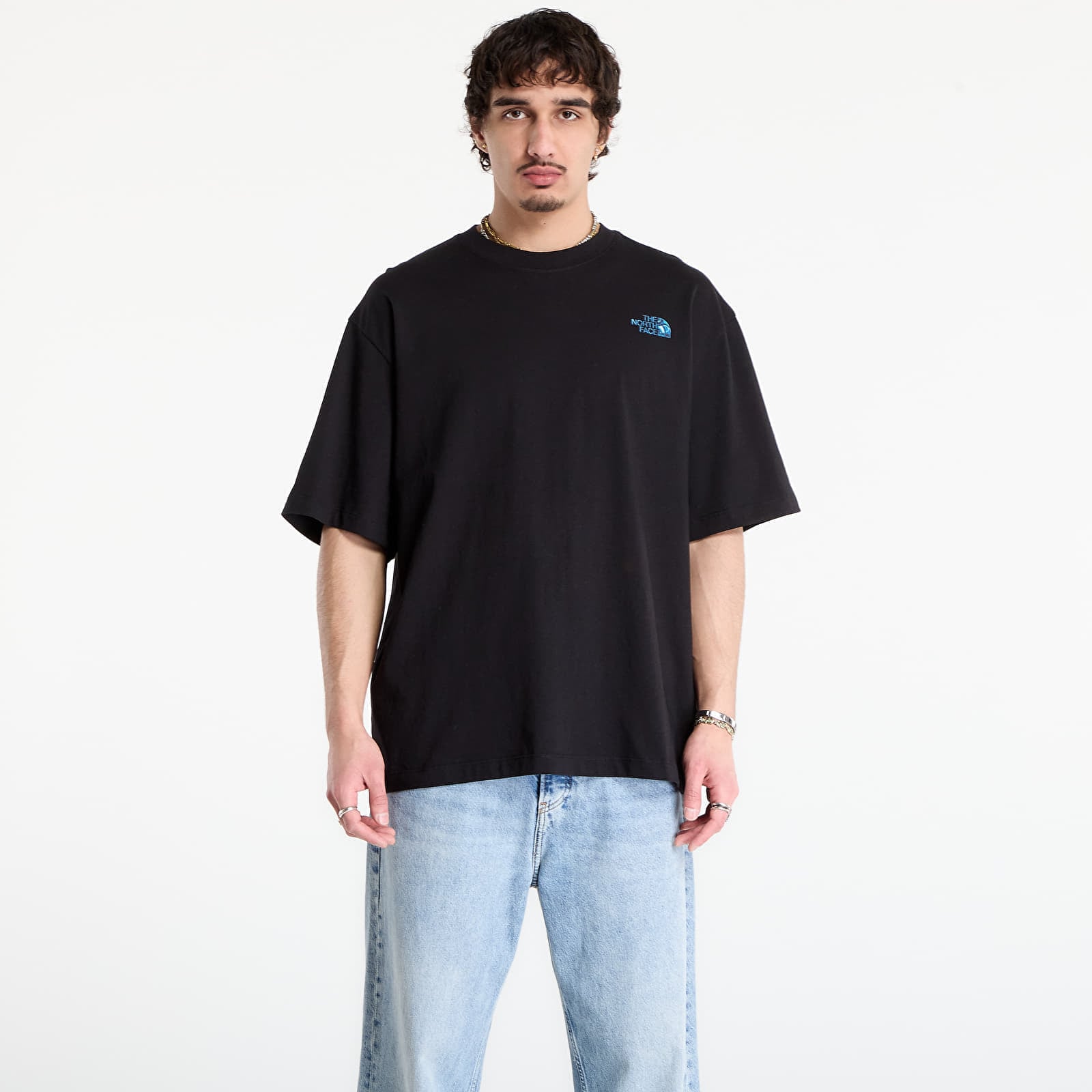 Тениска The North Face Liquid Box Nse Oversize Short Sleeve Tee-Graphic TNF Black L