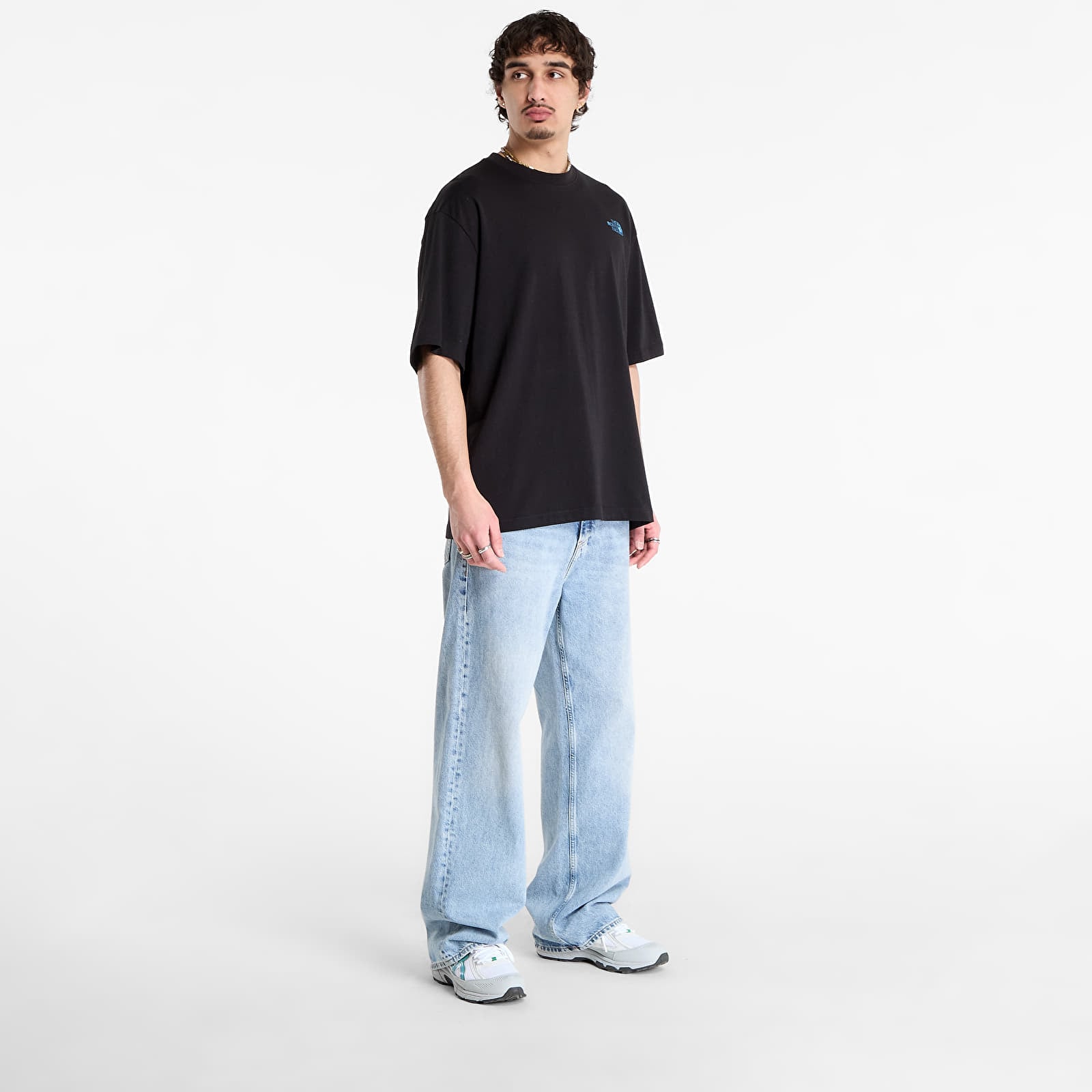 Men's T-shirts The North Face Liquid Box Nse Oversize Short Sleeve Tee-Graphic TNF Black