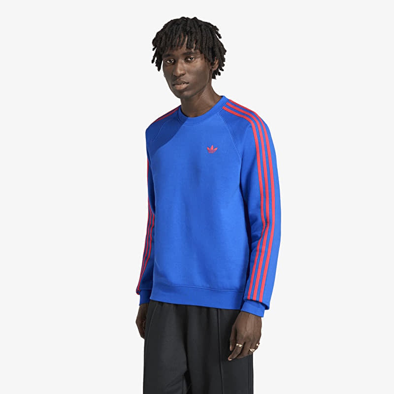 Sweatshirt adidas 3-Stripes Crew Sweatshirt Blue