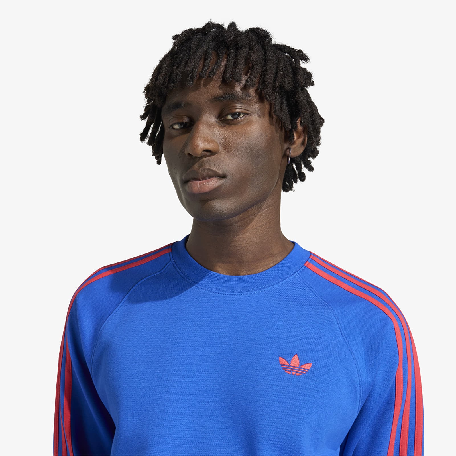 Herren-Sweatshirts adidas 3S Crew Blue