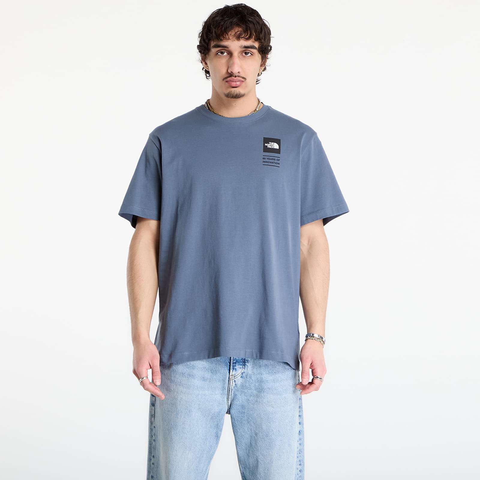 Men's T-shirts The North Face Icon Celebration Regular Short Sleeve Tee-Graphic Granite Grey