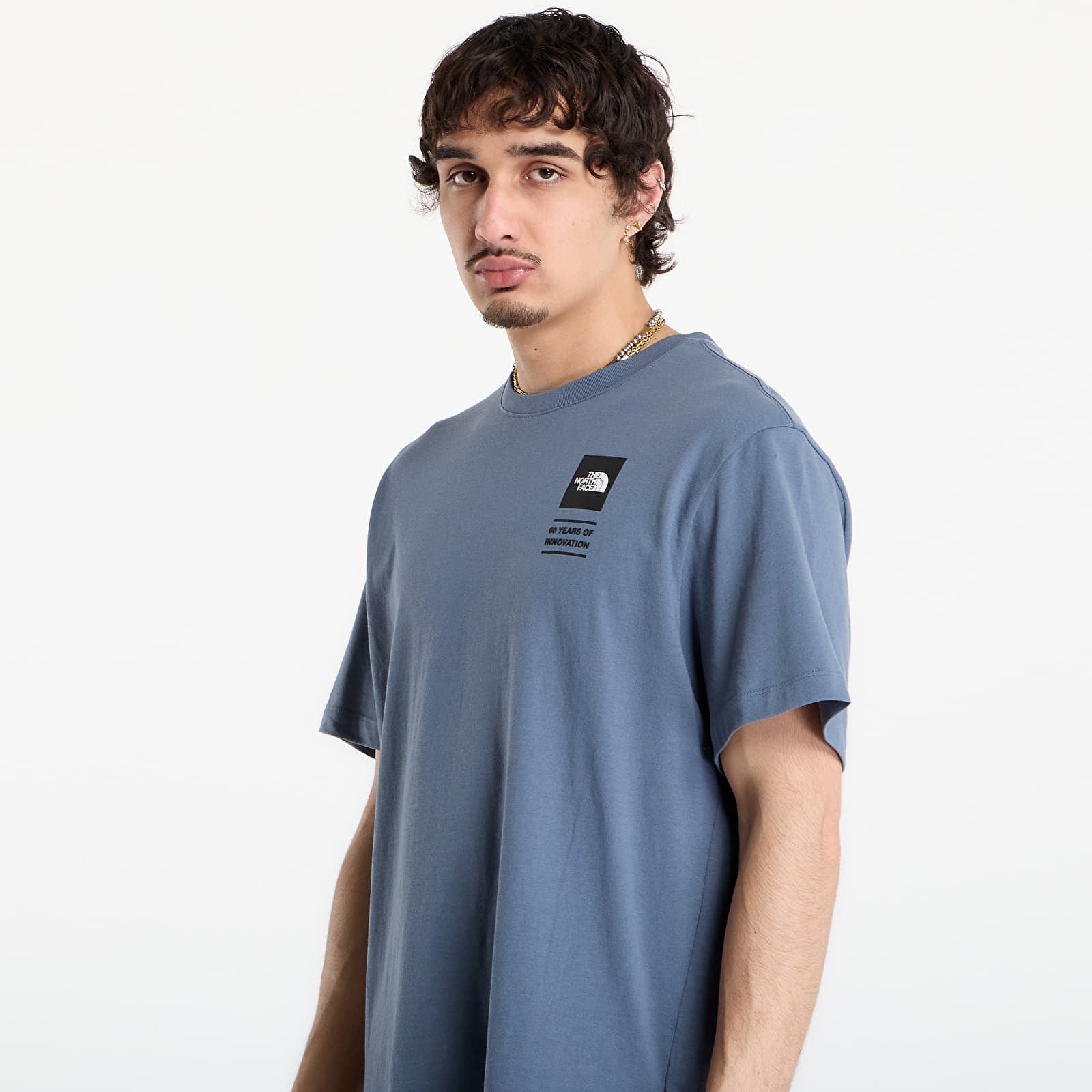 Men's T-shirts The North Face Icon Celebration Regular Short Sleeve Tee-Graphic Granite Grey