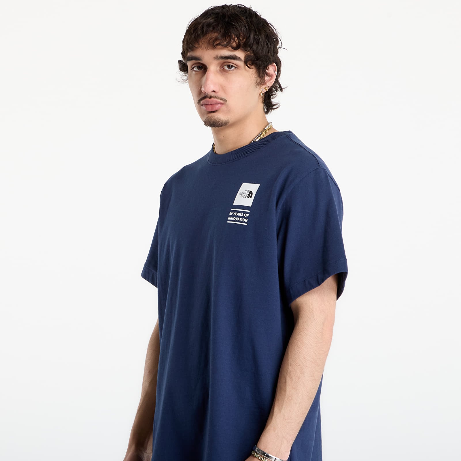 Men's T-shirts The North Face TNF Celebration Relaxed Short Sleeve Tee-Graphic Summit Navy