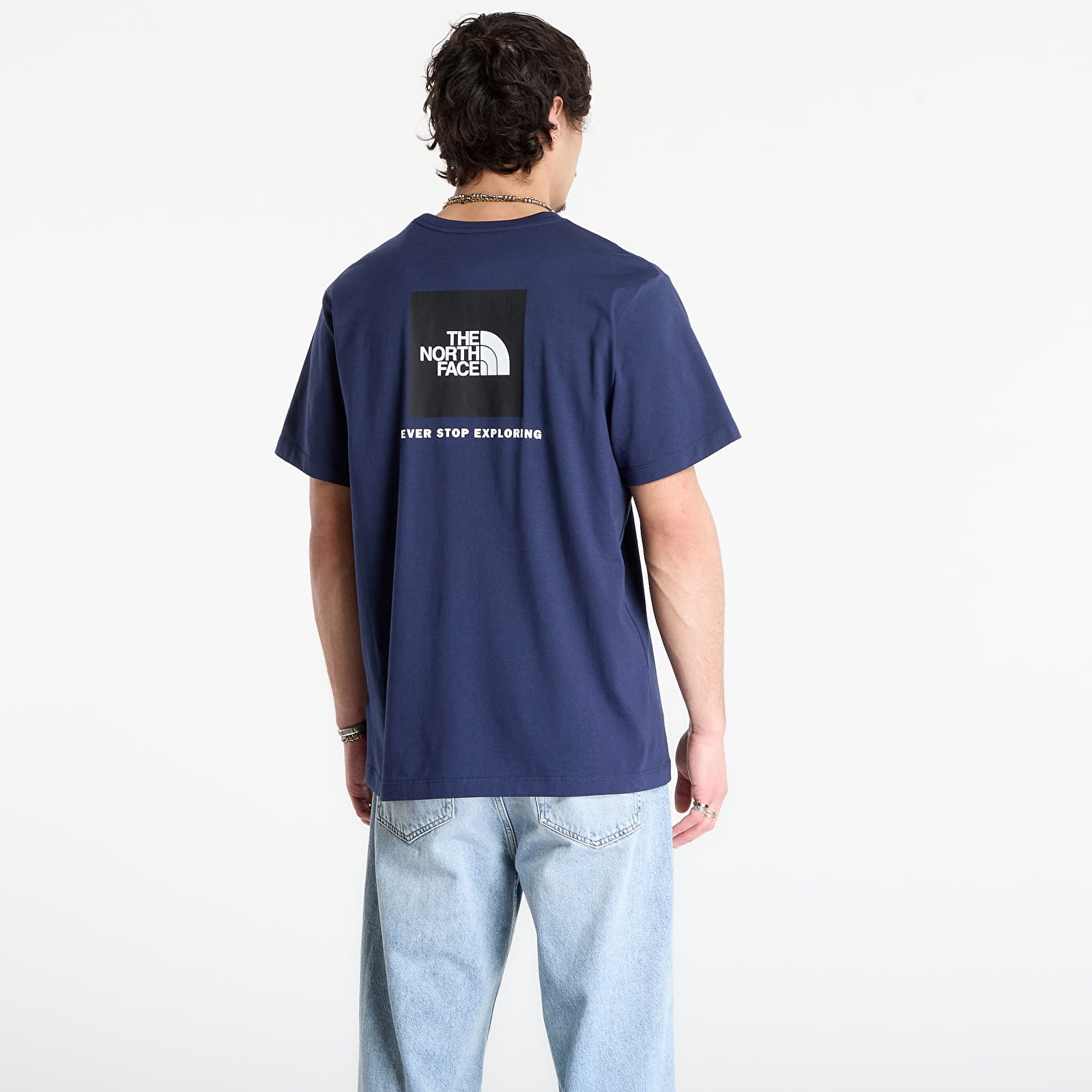 Men's T-shirts The North Face Evolution Box Nse Short Sleeve Tee Summit Navy