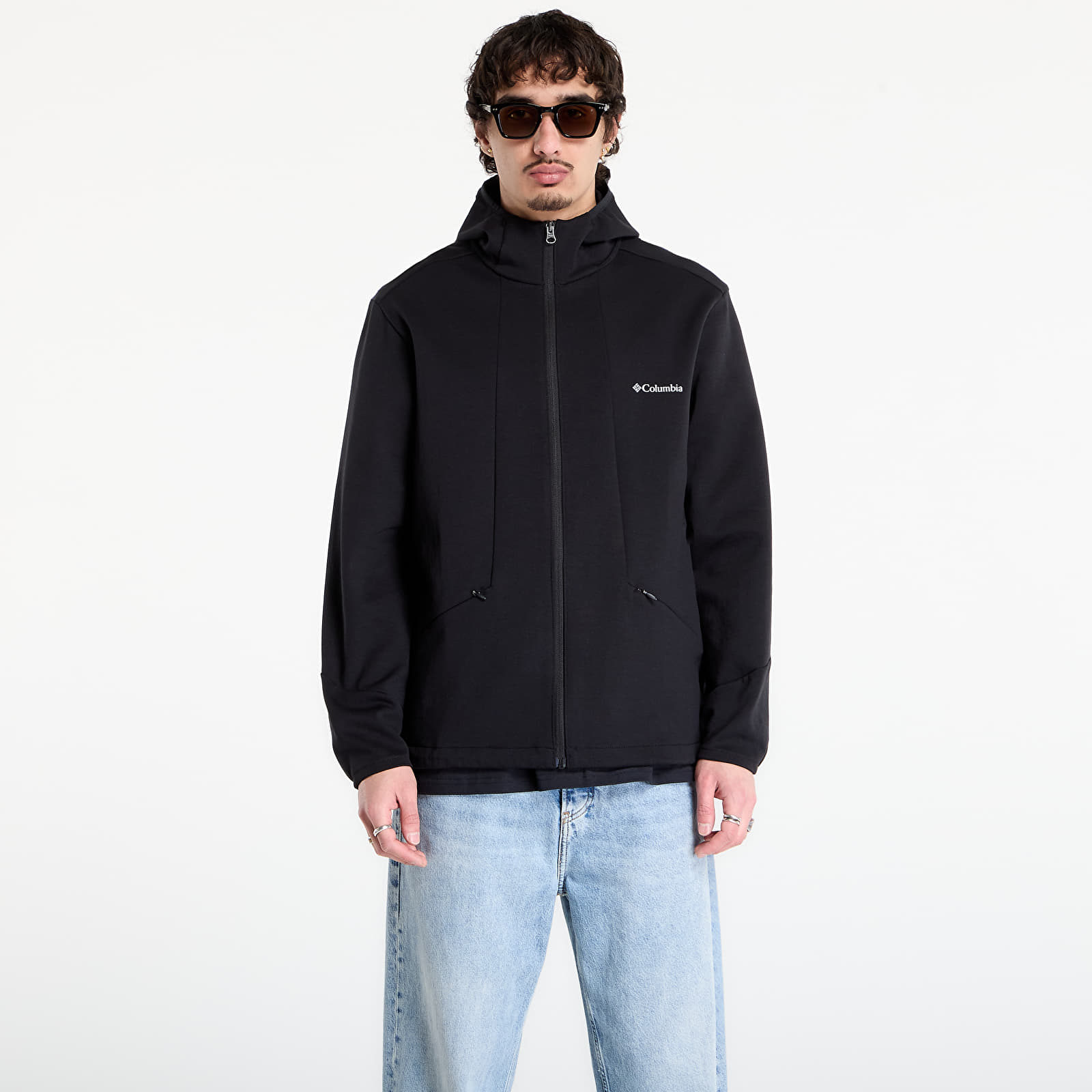 Hanorace pentru bărbați Columbia Tech™ Spacer Knit Hoodie Black/ Black