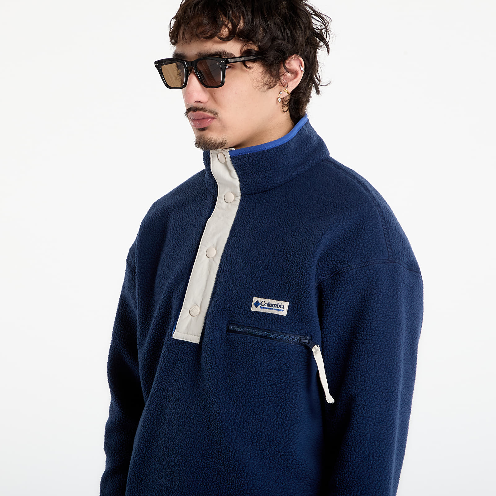 Vīriešu džemperi Columbia Helvetia™ II Half Snap Fleece Collegiate Navy