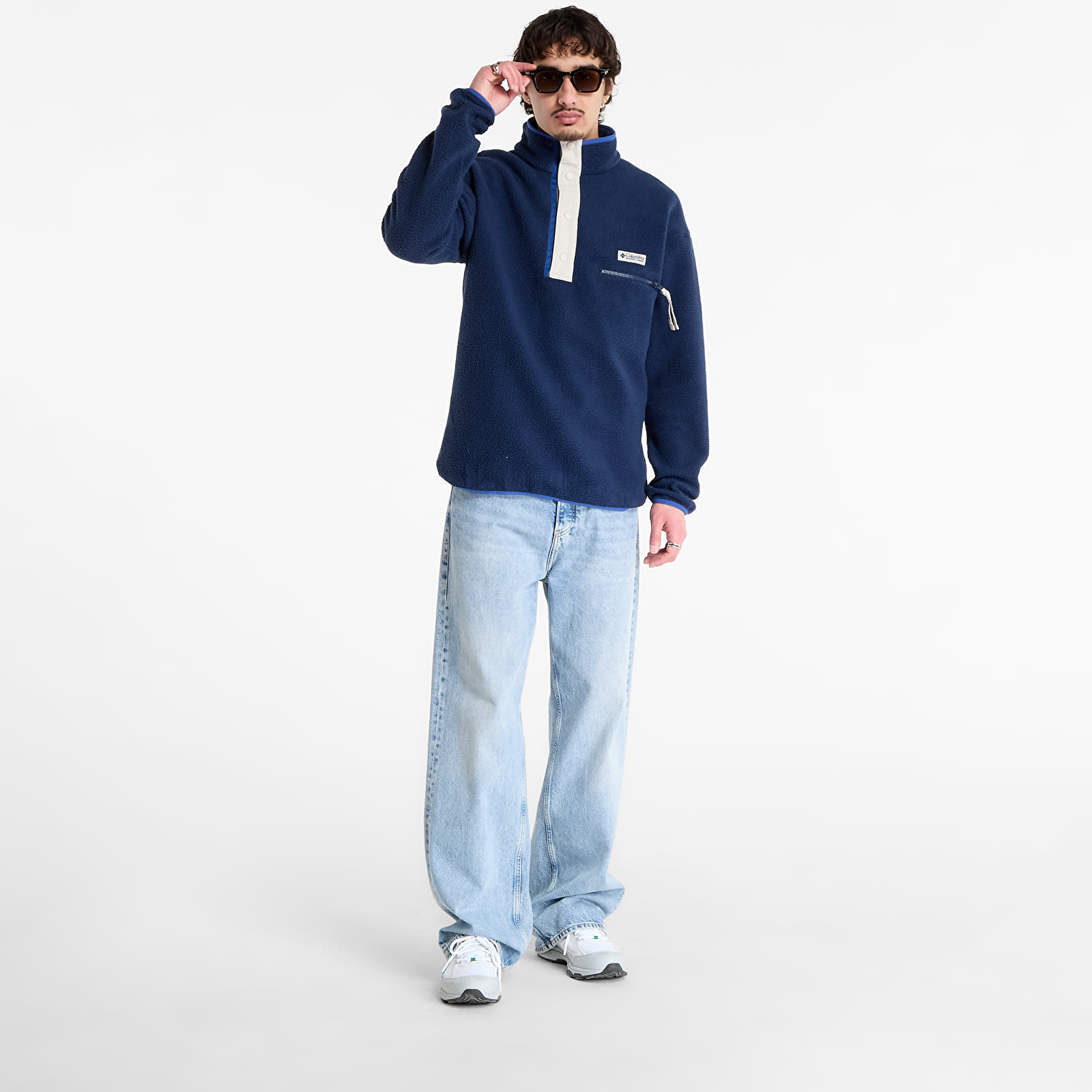 Vīriešu džemperi Columbia Helvetia™ II Half Snap Fleece Collegiate Navy