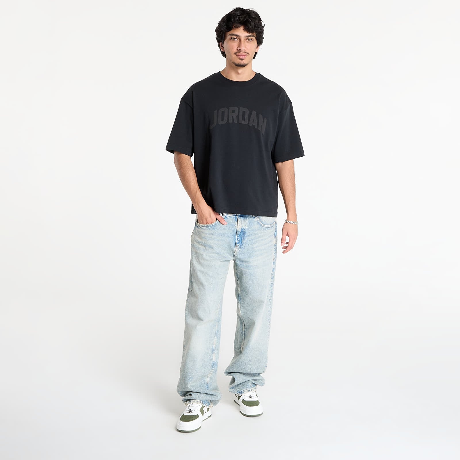 Heren T-shirts Jordan Flight Essentials Men's T-Shirt Black/ Black