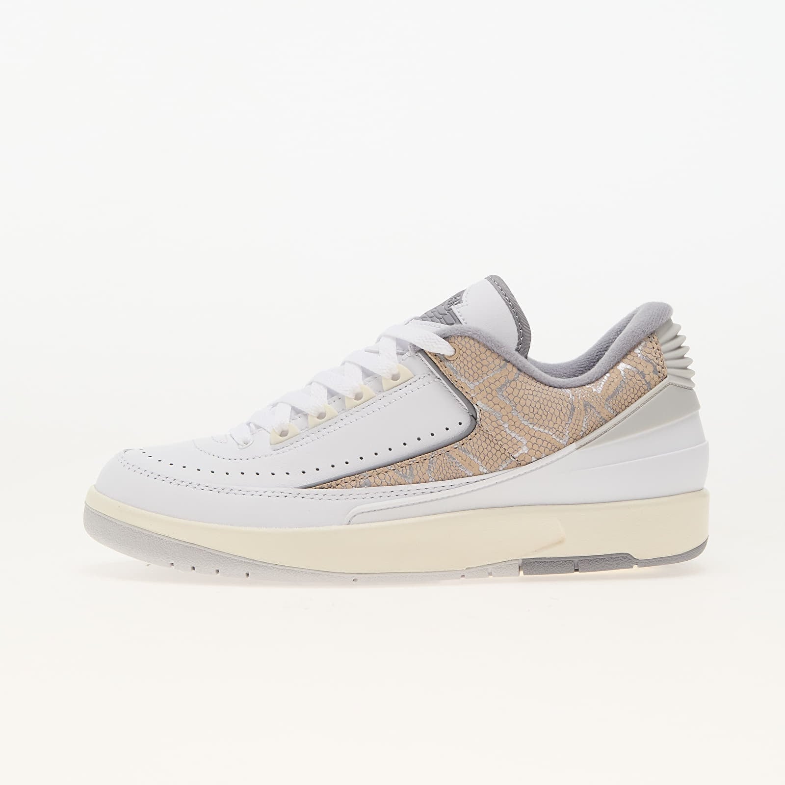 Muške tenisice Air Jordan 2 Retro Low "Python" White/ Cement Grey-Sanddrift-Neutral Grey