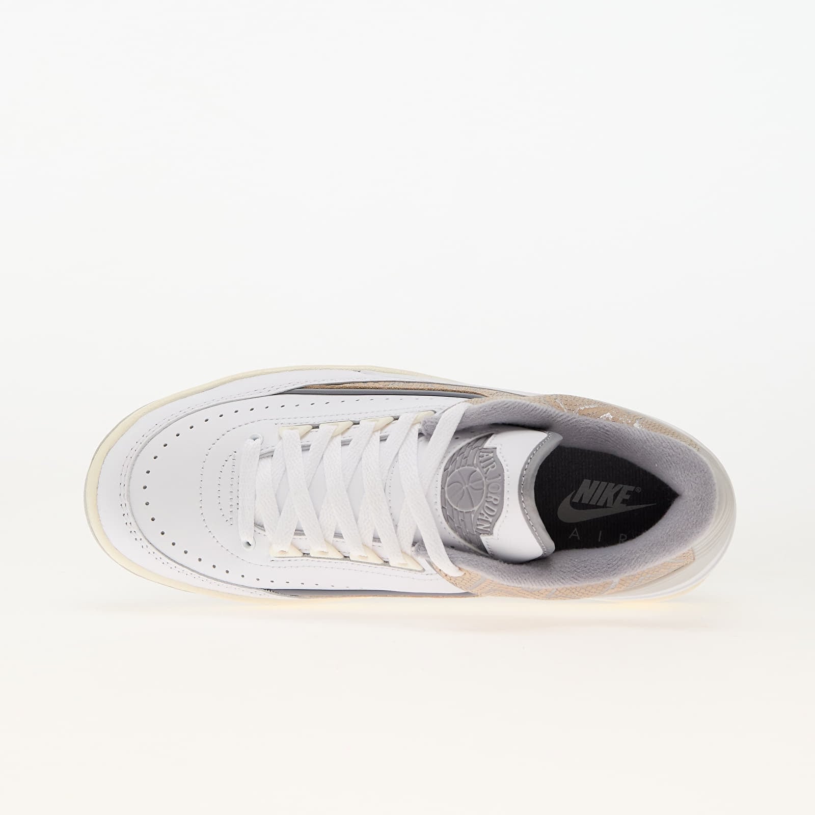 Muške tenisice Air Jordan 2 Retro Low "Python" White/ Cement Grey-Sanddrift-Neutral Grey