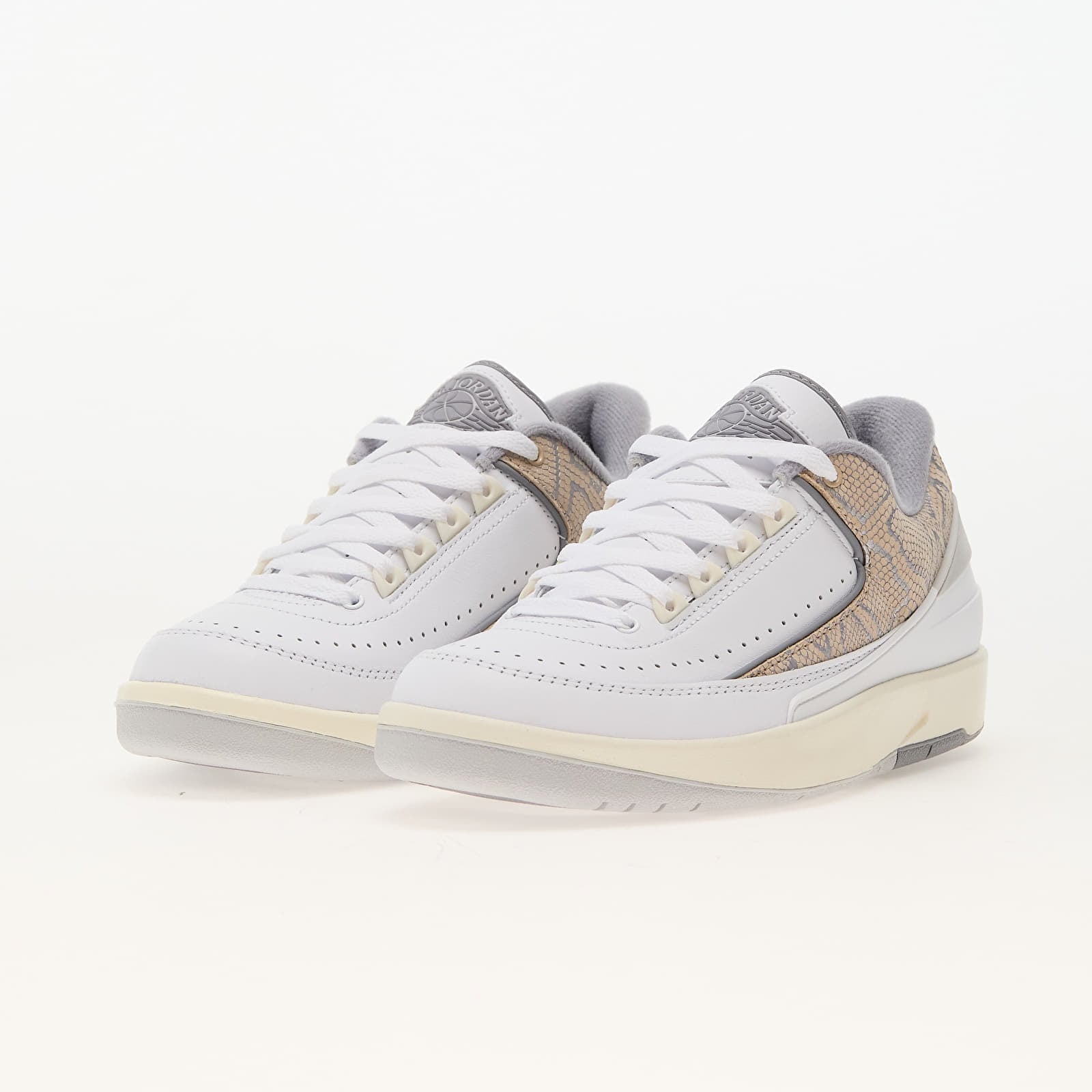Muške tenisice Air Jordan 2 Retro Low "Python" White/ Cement Grey-Sanddrift-Neutral Grey