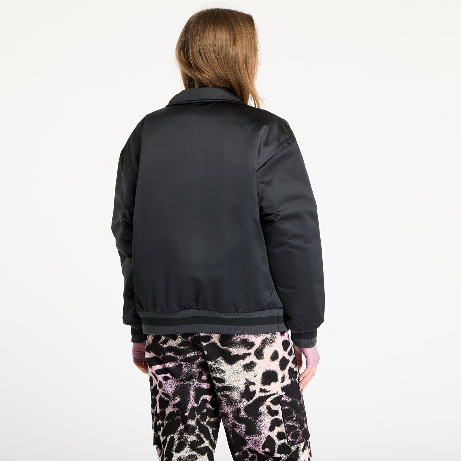 Giacche da donna Jordan Women's Varsity Jacket Black/ Gym Red