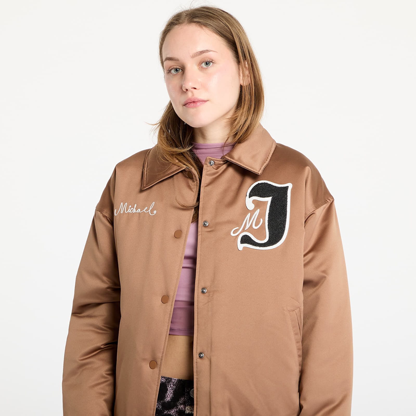 Sieviešu jakas Jordan Women's Varsity Jacket Archaeo Brown/ Legend Light Brown