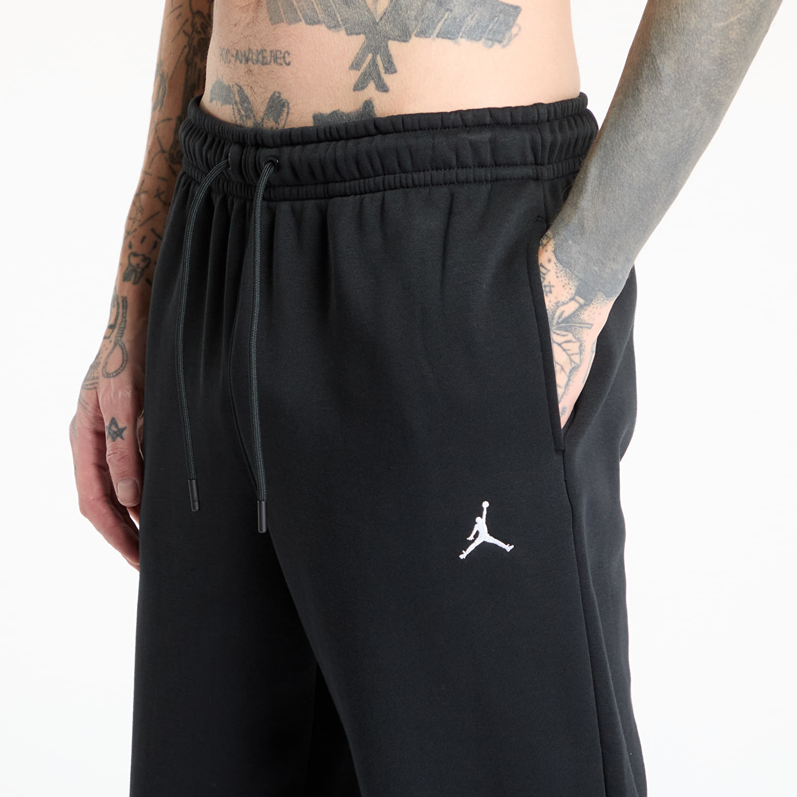 Pánske tepláky Jordan Brooklyn Fleece Men's Pants Black/ White