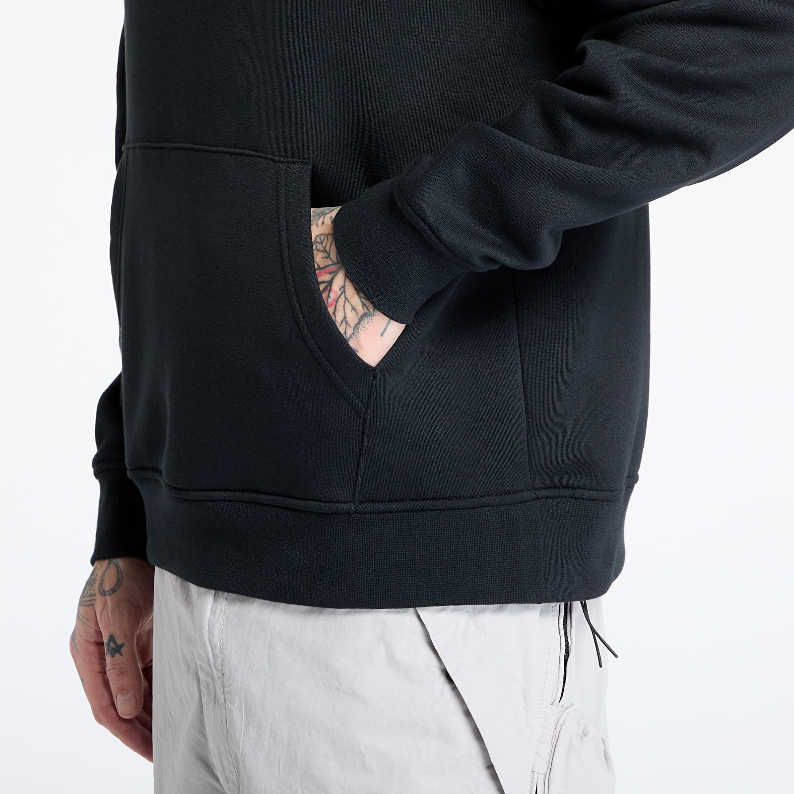 Felpe con cappuccio uomo Jordan Brooklyn Fleece Men's Pullover Hoodie Black/ White