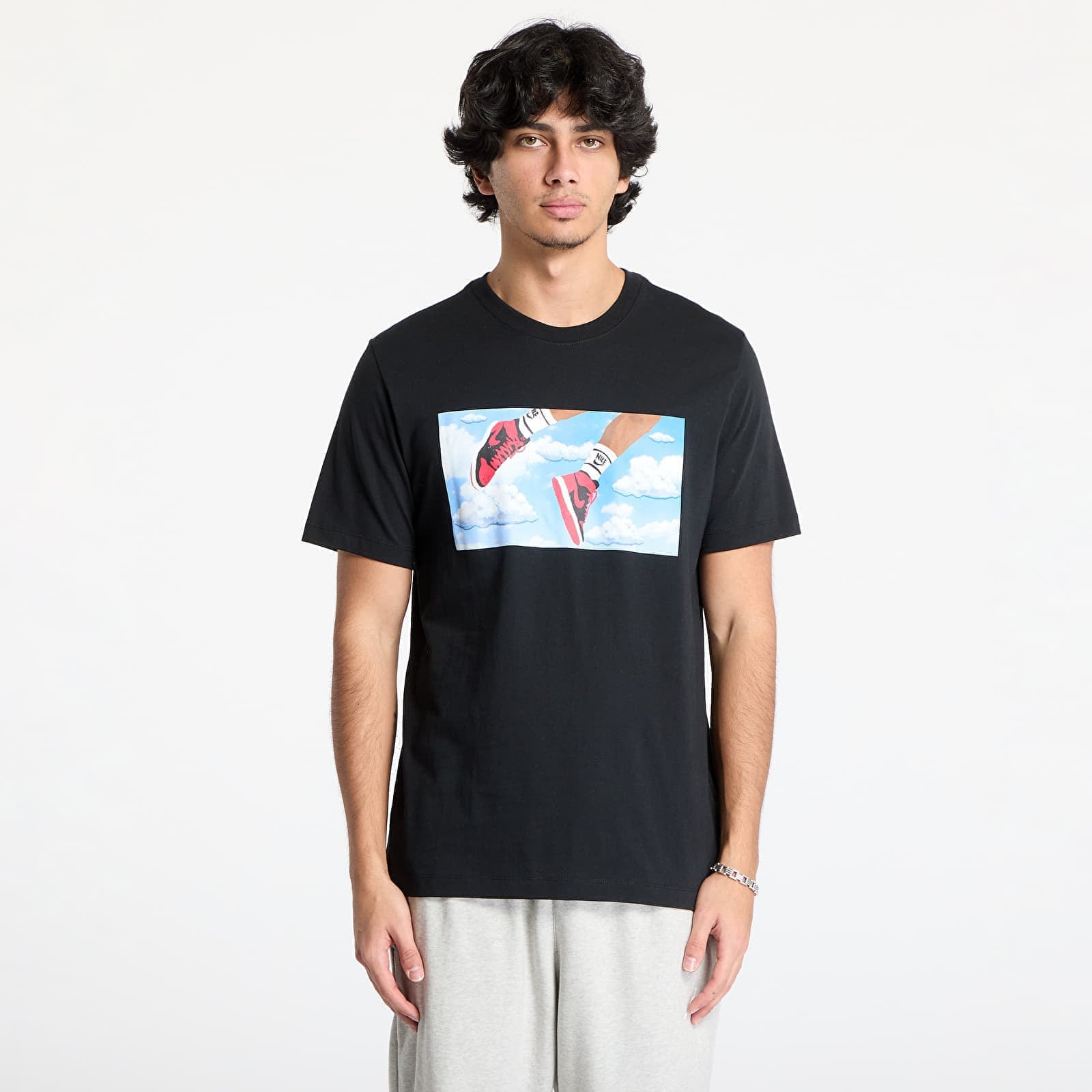 T-shirt Jordan Flight Essentials Men's T-Shirt Black/ White M