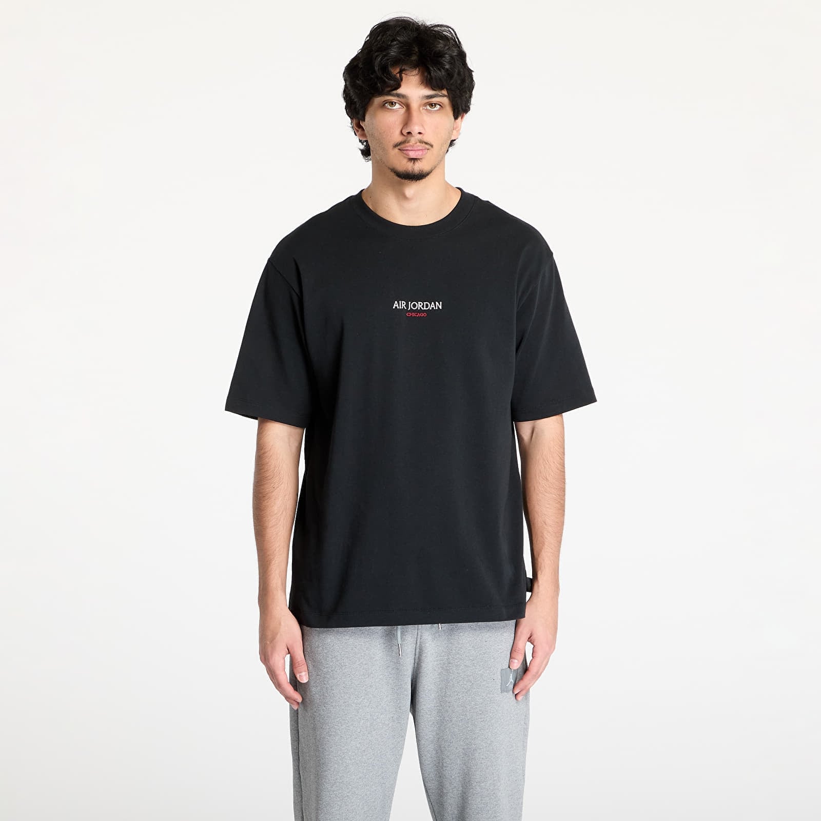 Pánske tričká Air Jordan 85 Men's Chicago T-Shirt Black/ Sail