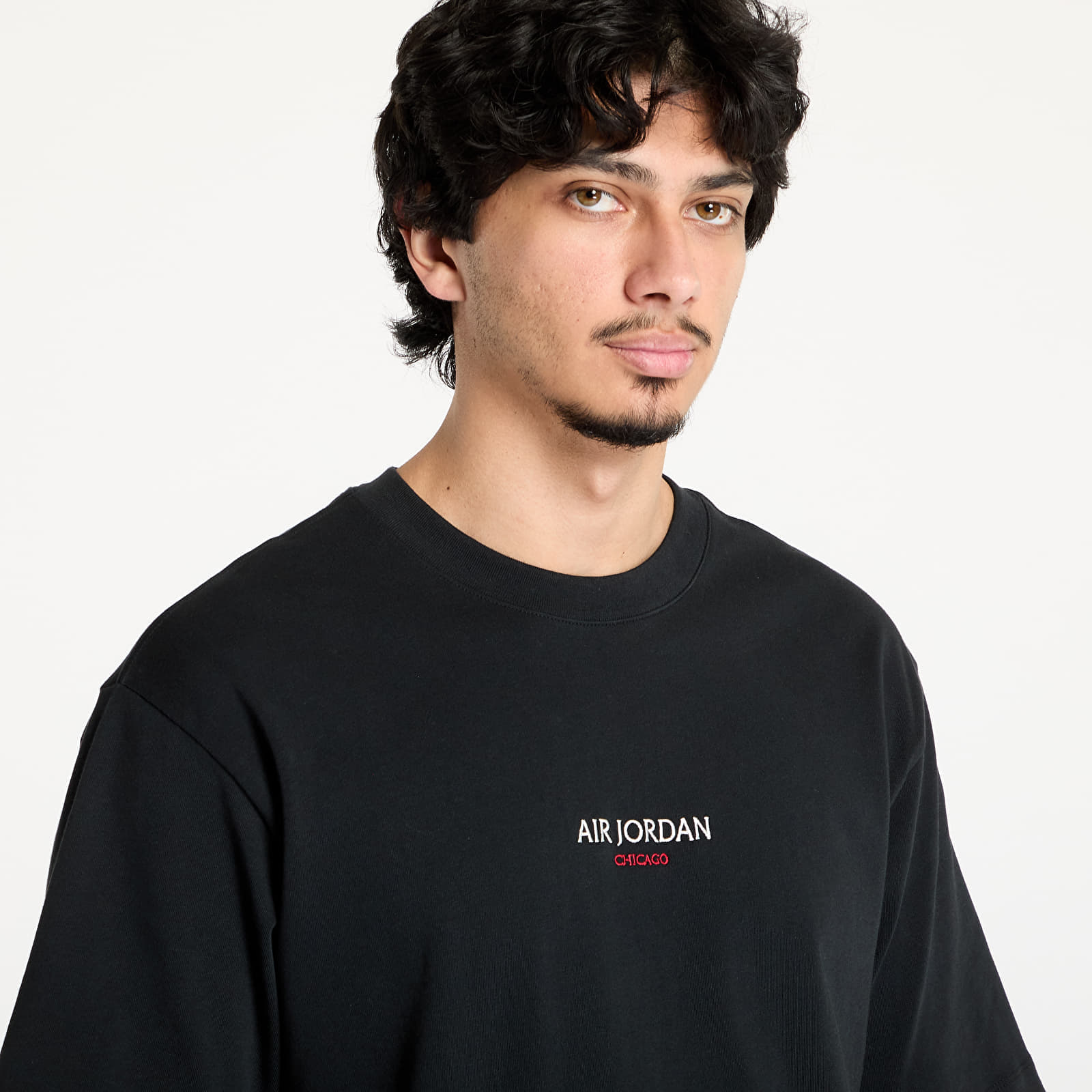 Pánske tričká Air Jordan 85 Men's Chicago T-Shirt Black/ Sail