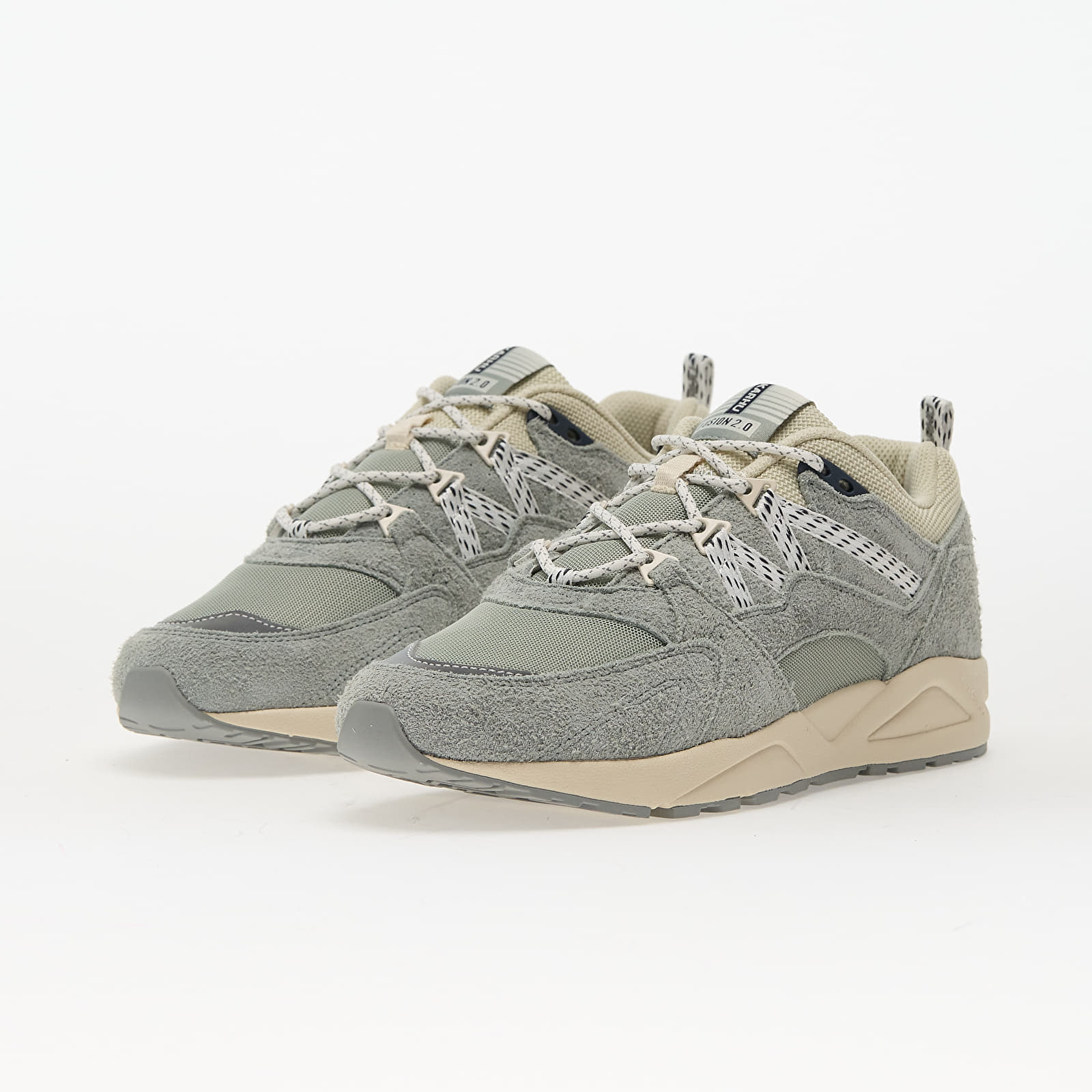 Joggesko og sko for menn Karhu Fusion 2.0 Aqua Gray/ Blanc De Blanc