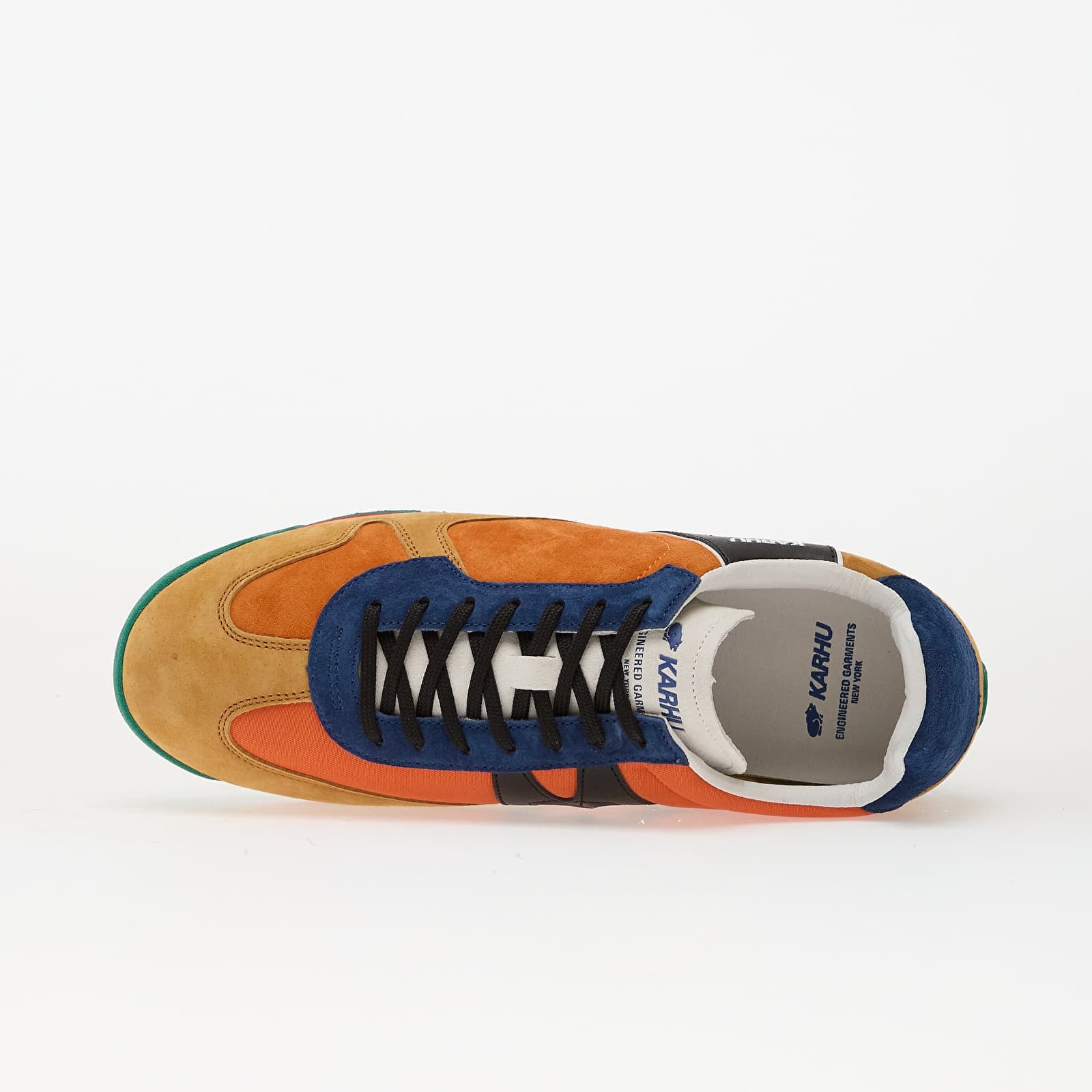 Vyriški sportbačiai ir batai Engineered Garments x Karhu Mestari Sprint Classic 'Daiki Suzuki' Blue/Jaffa Orange
