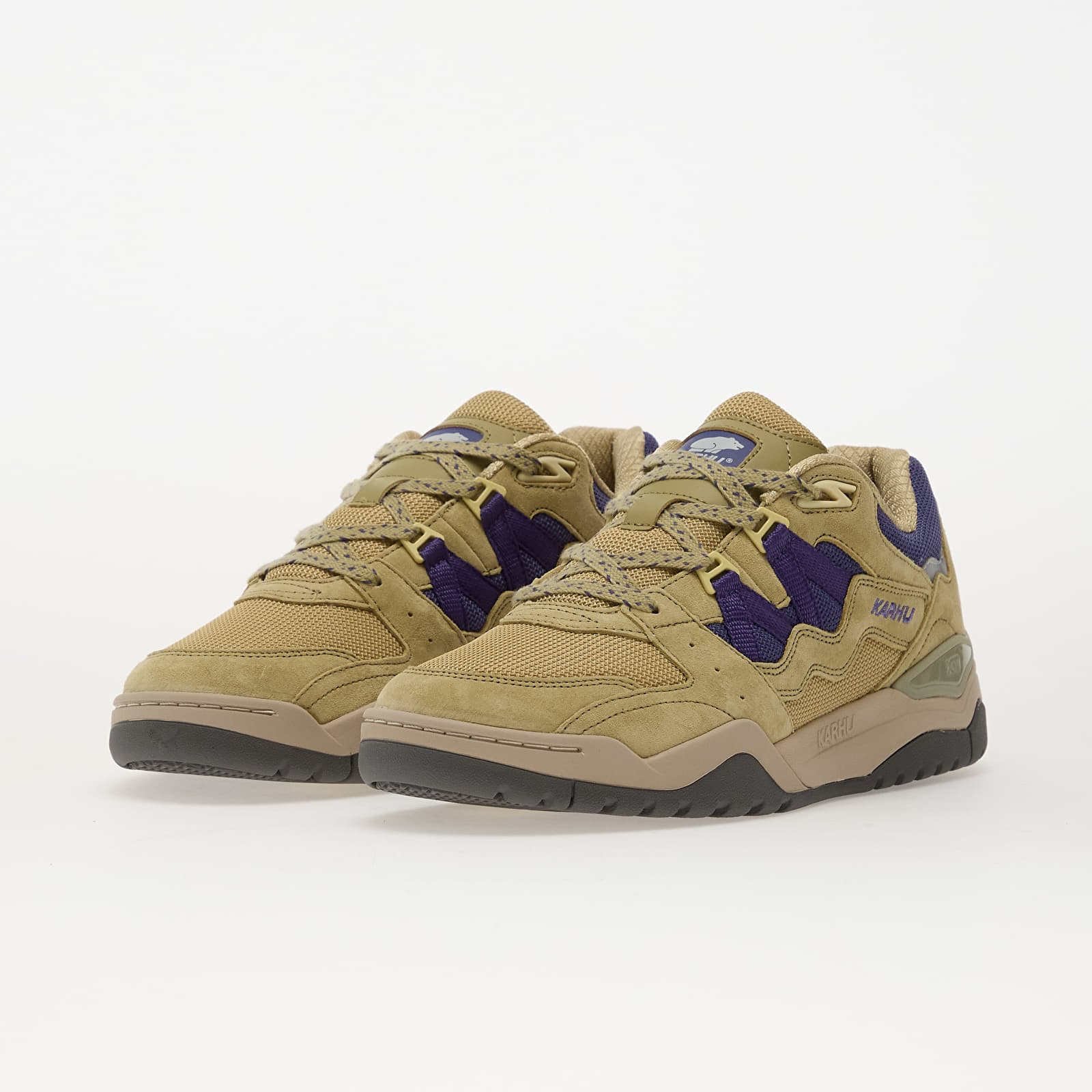 Men's sneakers and shoes Karhu Fusion XT Pale Olive Green/ Skipper Blue