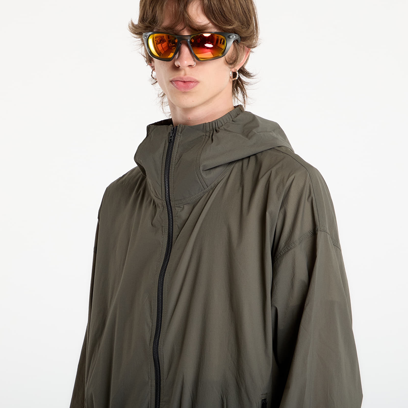 Men's jackets The North Face Redbox Packable Hooded Wind Jacket New Taupe Green