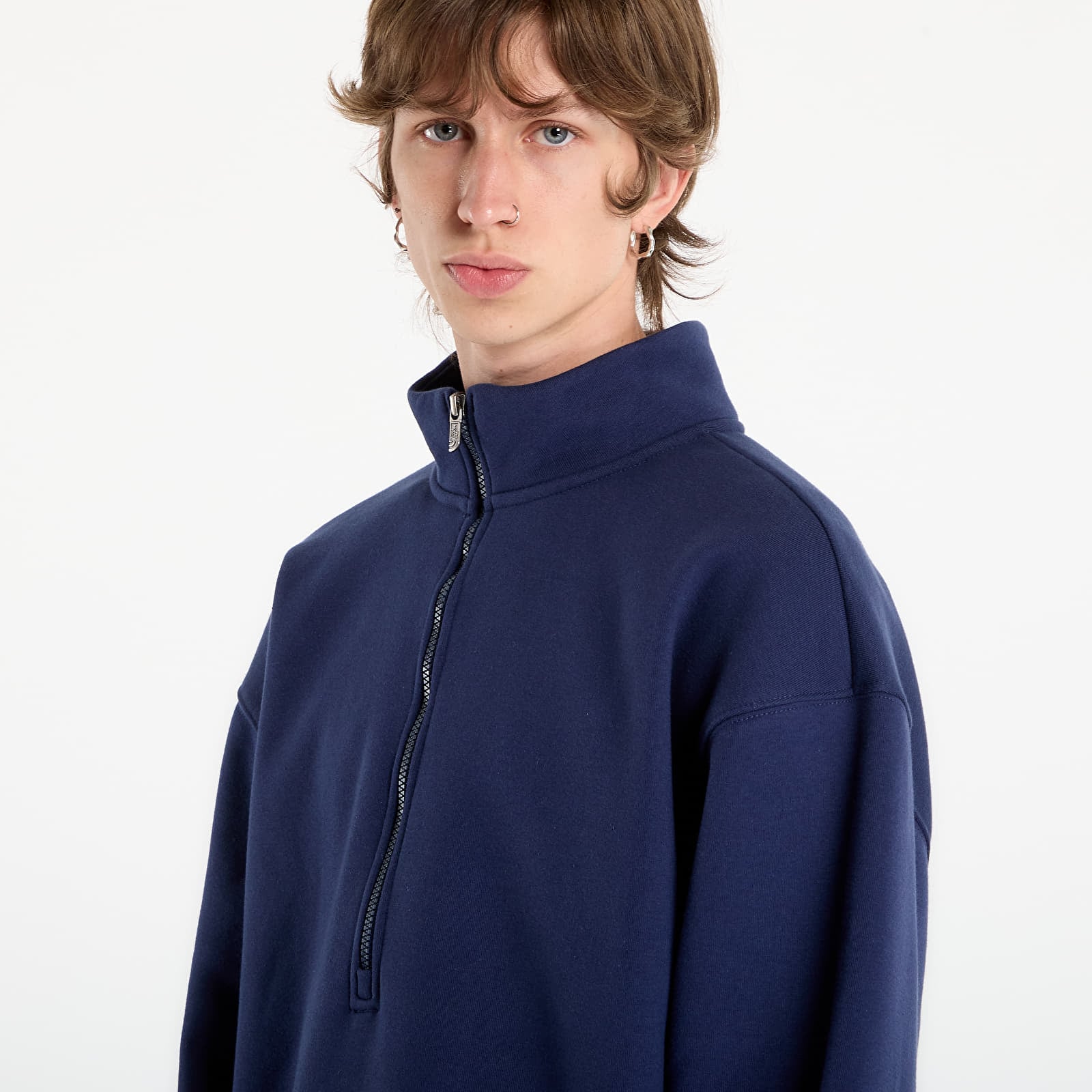 Muške dukserice The North Face Redbox Half Zip Fleece Summit Navy