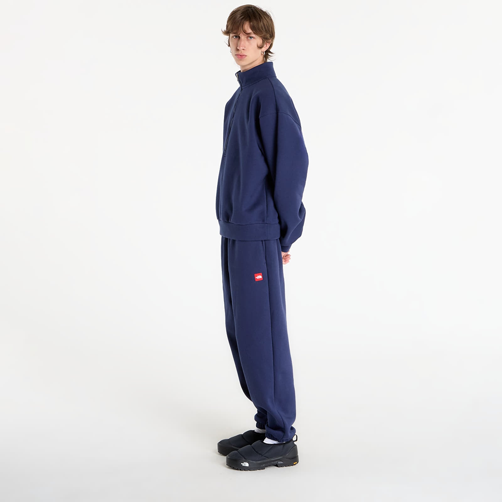 Muške dukserice The North Face Redbox Half Zip Fleece Summit Navy