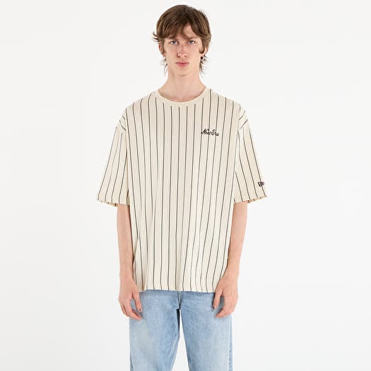 T-shirt New Era Pinstripe Os Tee UNISEX Light Cream