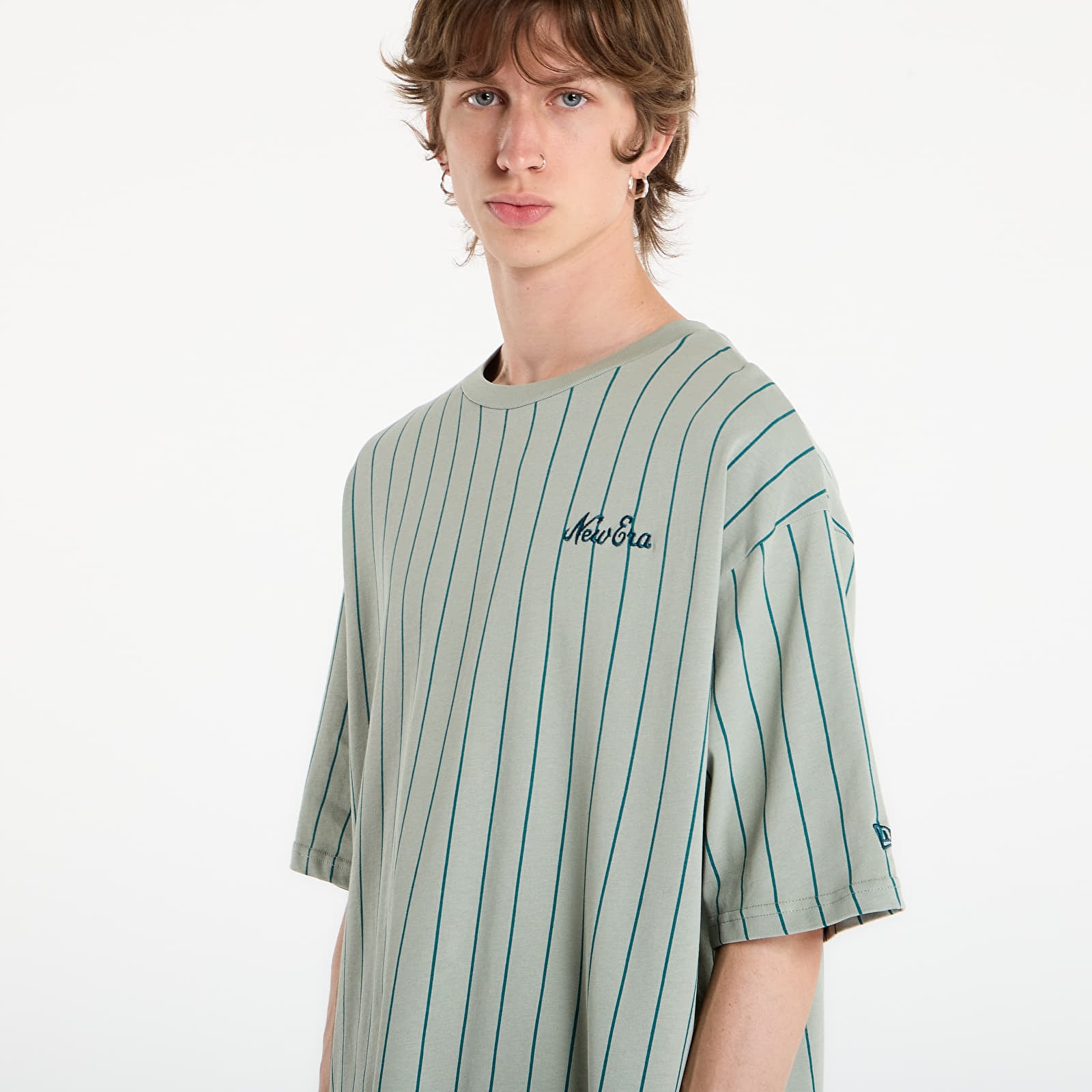 T-shirts homme New Era Pinstripe Os Tee UNISEX EVG